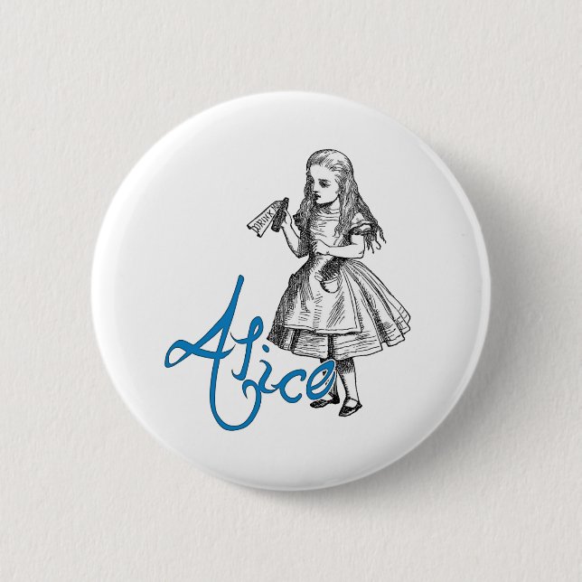 Alice 6 Cm Round Badge (Front)
