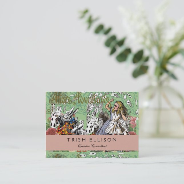alice adventure cards wonderland hatter rabbit  (Standing Front)