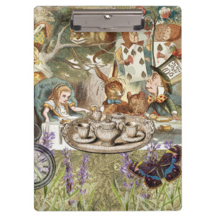 Alice Adventures Classic Wonderland Tea Party Clipboard