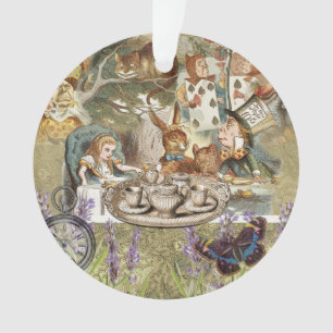 Alice Adventures Classic Wonderland Tea Party Ornament