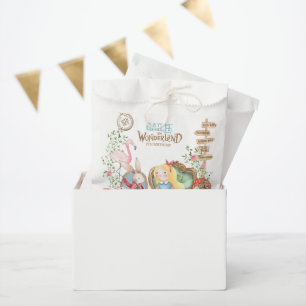 Alice Adventures in Woderland Birthday Tea Party Favour Bag