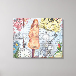 Alice Adventures in Wonderland Classic Rackham Canvas Print