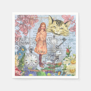 Alice Adventures in Wonderland Classic Rackham Napkin