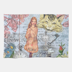 Alice Adventures in Wonderland Classic Rackham Tea Towel