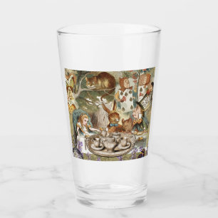 Alice Adventures in Wonderland Mad Tea Party Glass