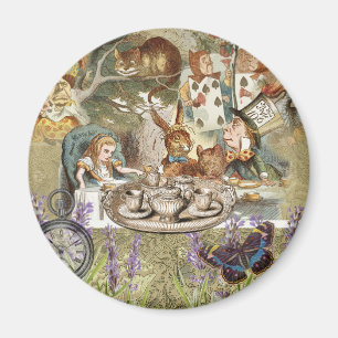 Alice Adventures in Wonderland Mad Tea Party Magnet