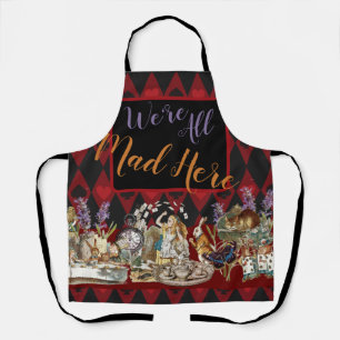 Alice Adventures with Wonderland Mad Cheshire Cat Apron