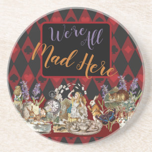Alice Adventures with Wonderland Mad Cheshire Cat Coaster