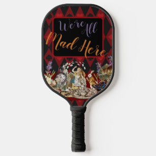 Alice Adventures with Wonderland Mad Cheshire Cat Pickleball Paddle