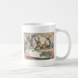 Alice Adventures Wonderland Mad Tea Party Art Coffee Mug