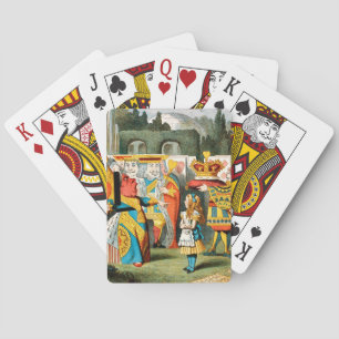 Alice Adventures Wonderland Queen of Hearts Playing Cards