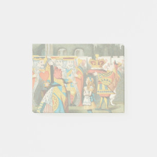 Alice Adventures Wonderland Queen of Hearts Post-it Notes