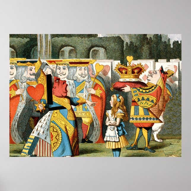 Alice Adventures Wonderland Queen of Hearts Poster (Front)