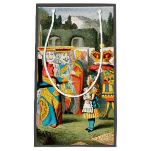 Alice Adventures Wonderland Queen of Hearts Small Gift Bag