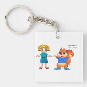 Alice and Aurovy Theme Key Ring