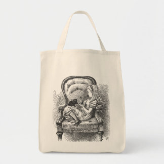 Alice and cat Tote Bag