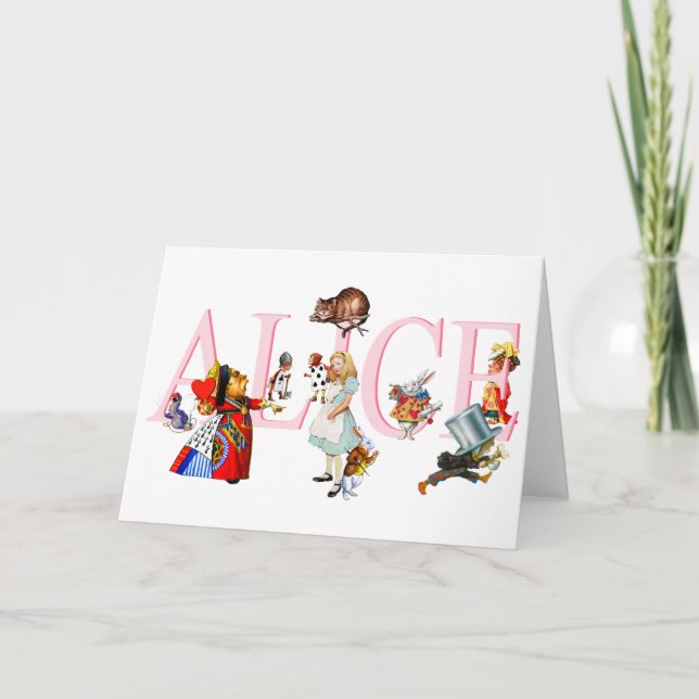 ALICE AND FRIENDS CARD (Front)
