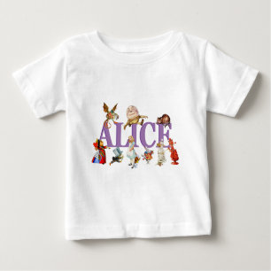 Alice and Friends in Wonderland Baby T-Shirt