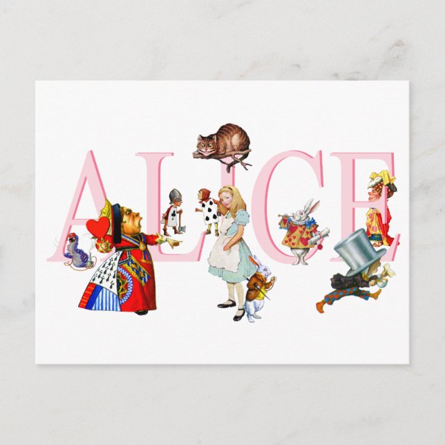 ALICE AND FRIENDS POSTCARD (Front)