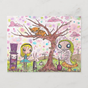 Alice and Friends Postcard