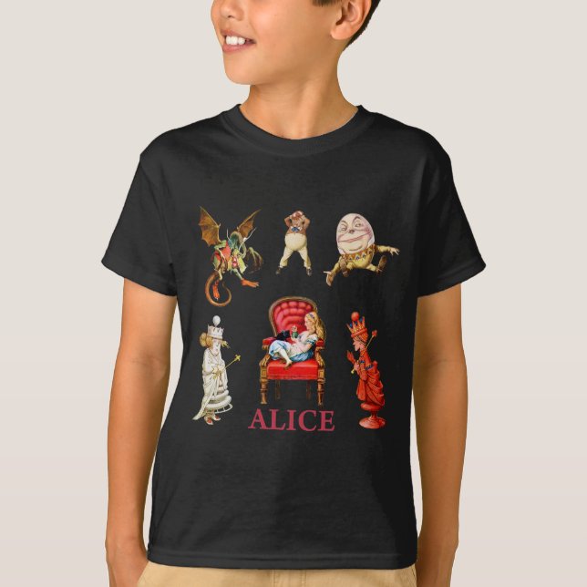 Alice and Friends Through the Looking Glass T-Shirt (Front)