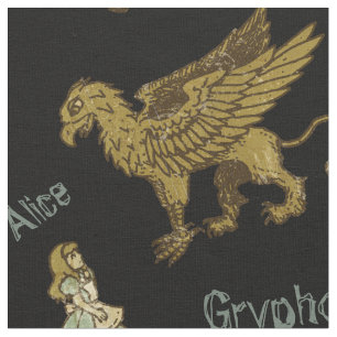 Alice And Gryphon Fabric