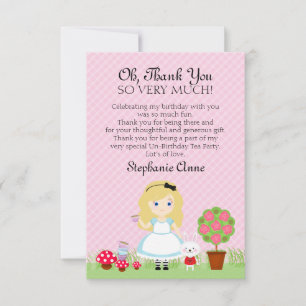 Alice and Her Tea Party Invitation
