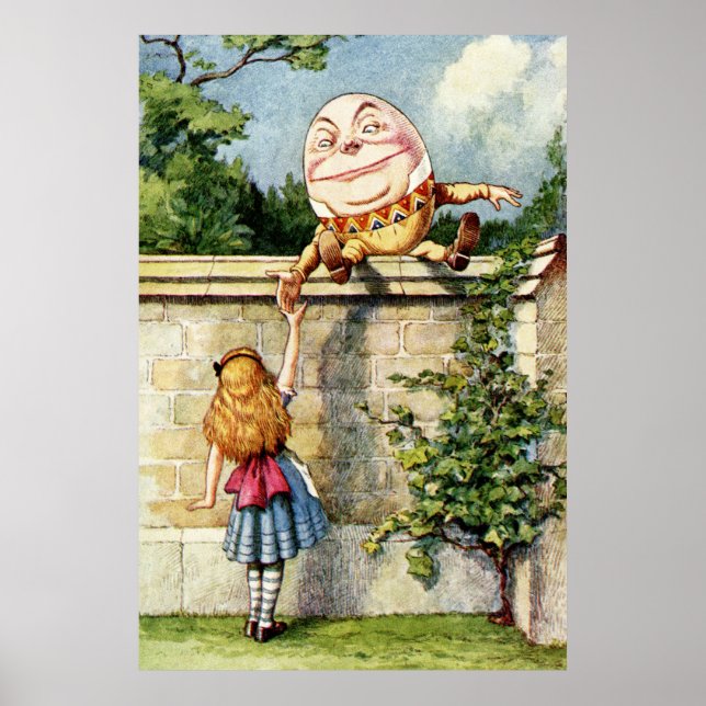 Alice and Humpty Dumpty Poster (Front)
