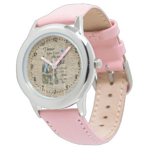 Alice and Jin Quote Vintage Dictionary Art Watch