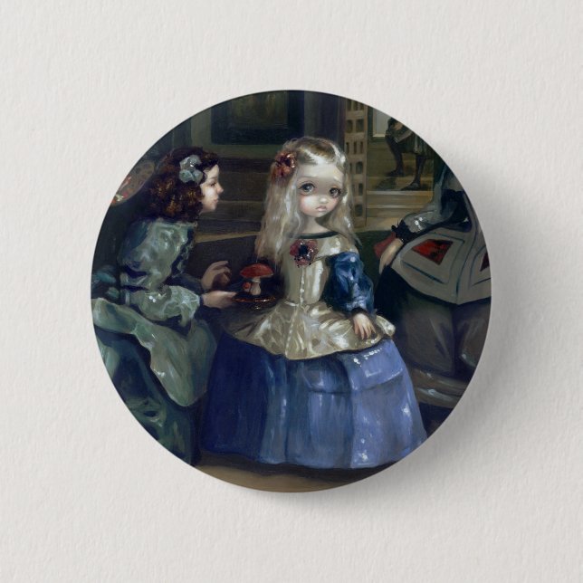 "Alice and Las Meninas" Button (Front)