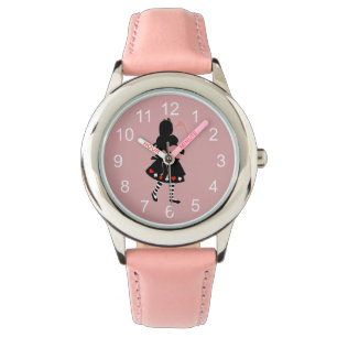 Alice and Pink Flamingo Watch