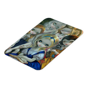 "Alice and the Bouguereau Princesses" Flex Magnet