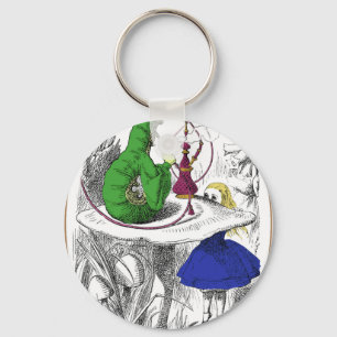Alice and the Caterpillar Key Ring
