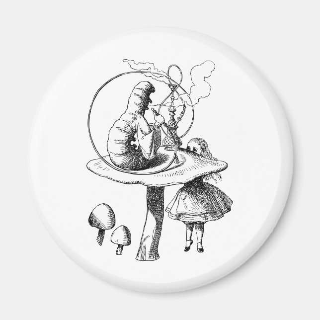 Alice and the Caterpillar Magnet (Front)