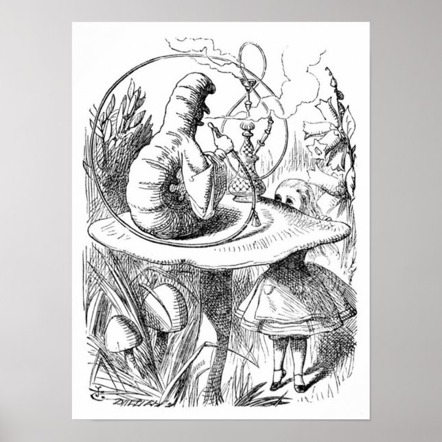 Alice and the Caterpillar Poster (Front)