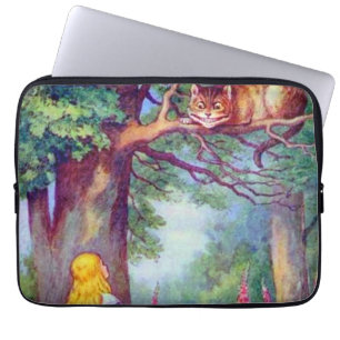 Alice and the Cheshire Cat Electronics Bag
