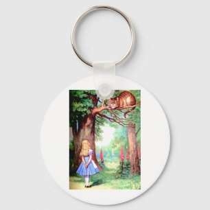 ALICE  AND THE CHESHIRE CAT KEY RING