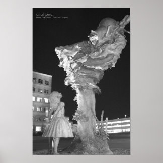 Alice and the Cheshire Cat Poster