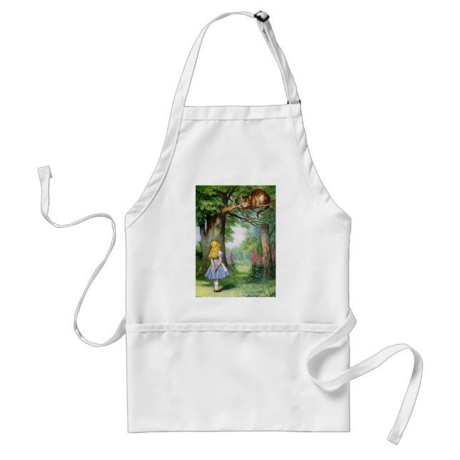 ALICE AND THE CHESHIRE CAT STANDARD APRON (Front)
