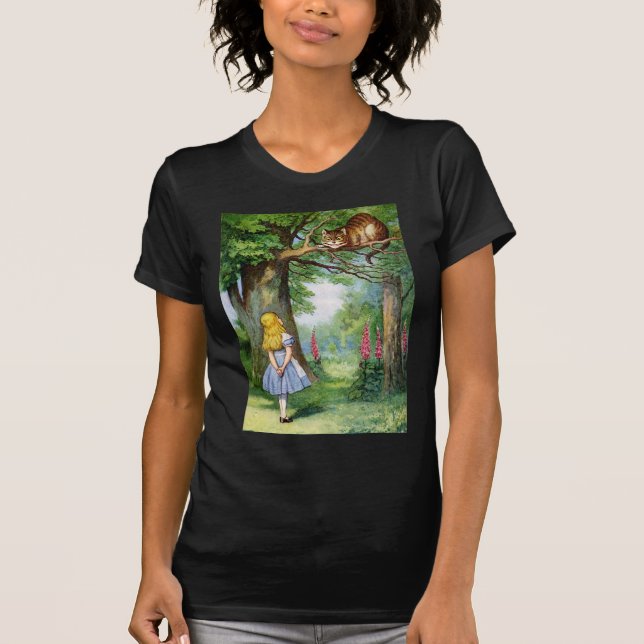 ALICE AND THE CHESHIRE CAT T-Shirt (Front)