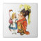 Alice and the Duchess Discuss Flamingo Croquet