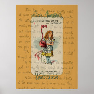 Alice and the Flamingo Poster
