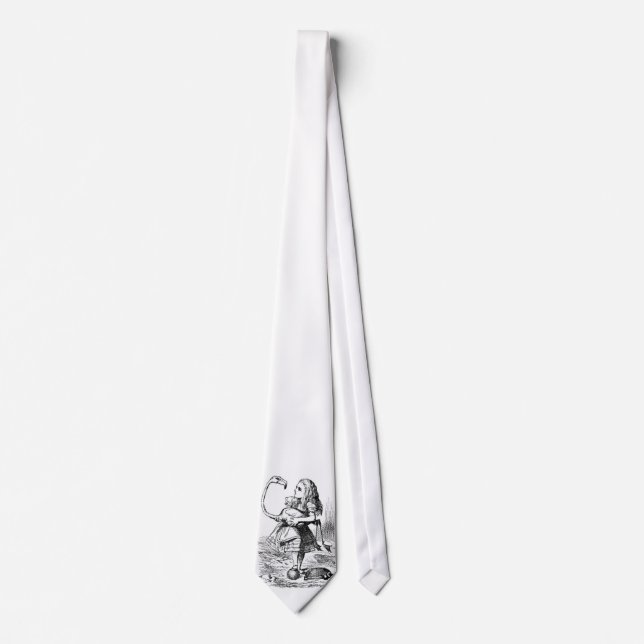 Alice and the Flamingo Tie (Front)