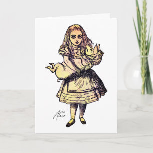 Alice and the Pig Card