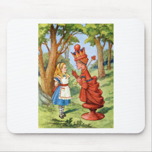 ALICE AND THE RED QUEEN MOUSE PAD