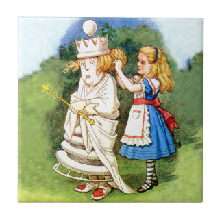 Alice and the White Queen Tile