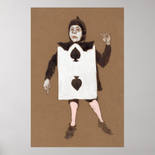 Alice and Wonderland Forest Character Painting-10 Poster