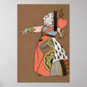 Alice and Wonderland Forest Character Painting-12 Poster