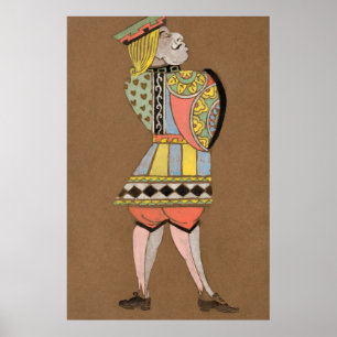 Alice and Wonderland Forest Character Painting-13 Poster