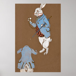 Alice and Wonderland Forest Character Painting-2 Poster